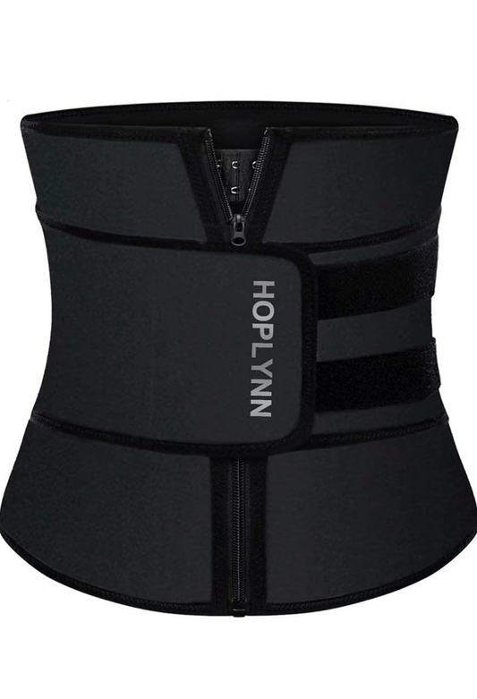 Hopelynn Neoprene sweat waist trainer for women.